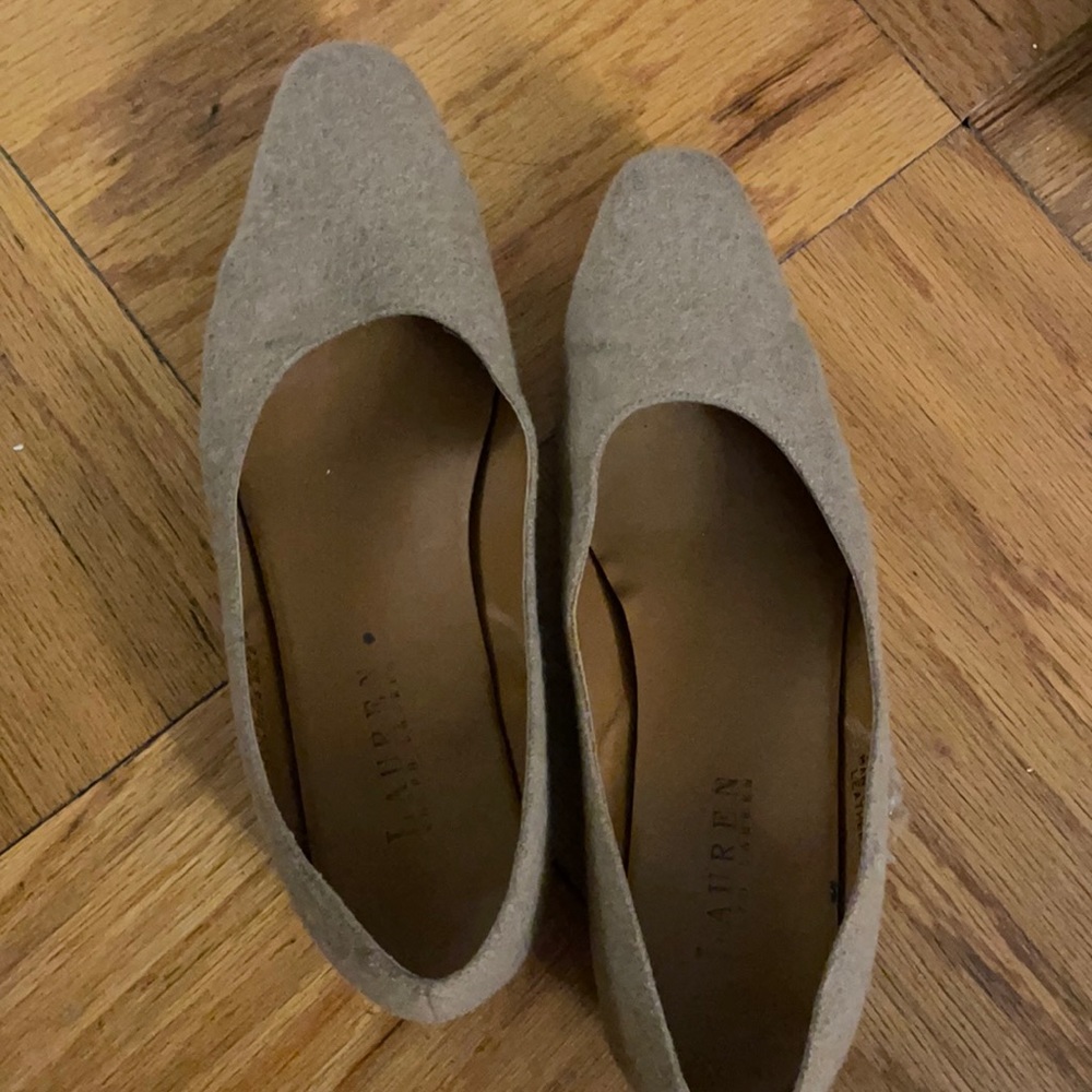 Lauren Ralph Lauren tan flats